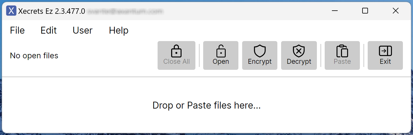 screenshot of Xecrets Ez